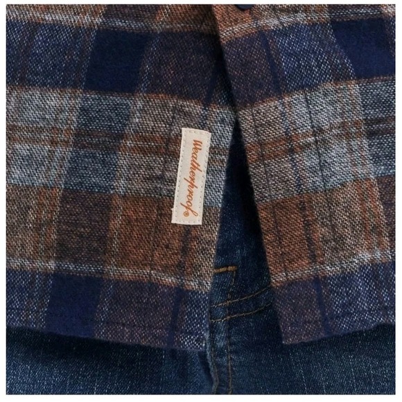 Weatherproof Vintage Men's Flannel Shirt, Multi (Brown), Size XXL - Picture 4 of 6